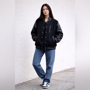 Nike Destroyer Wool & Leather Varsity Jacket | Women’s Medium Retail $500